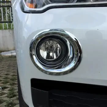 ABS Chrome Til BMW X1 F48 2016 2017 2018 Bil tågeforlygte foglight dække trim Mærkat auto tilbehør styling 2stk