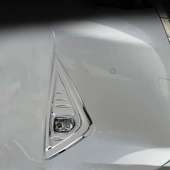 ABS Front Kofanger Tåge Lys Lampe Ramme Dække Trim for Toyota Alphard-2019