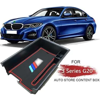 ABS Materiale midterkonsollen Arrangør Bakke For nye BMW 3-Serie G20 2019 2020 2021 Armlæn Opbevaring Box Tilbehør