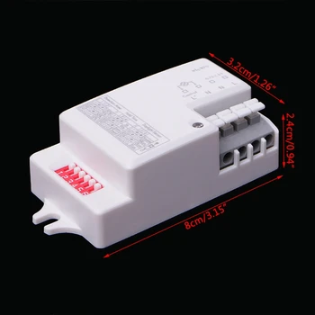 AC 220V-240V/50Hz Mikrobølgeovn Sensor Krop bevægelsesdetektor Til LED-Lys