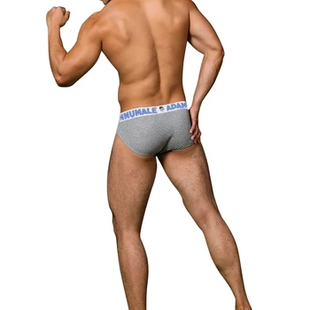 ADANNU Sexede Mænd, Trusser Gay Undertøj af Bomuld Mand Underbukser U Konveks Bikini Lav Talje Mænds Underware Bløde Cuecas Sjove AD7101