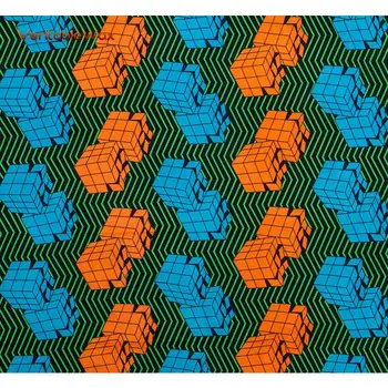 Afrikanske Ankara Udskriver Stof, Patchwork Retro Stil Warp Syning Kvinde, er Kjole Håndværk DIY Afrika Materiale Polyester Af Værftet FP6430
