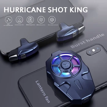 AK03 Multi-funktion Indstillelige Gear Lavt Støjniveau Moible Telefon Skydning PUBG Spil Gaming Controller Joysticket Tilbehør For Gamere