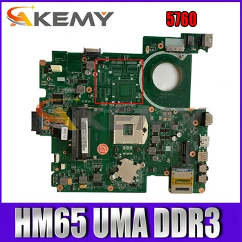 AKEMY MBV3W06001 MB.V3W06.001 Laptop Bundkort For Acer Travelmate 5760 DA0ZRJMB8C0 HM65 UMA DDR3 Med Varmeafleder