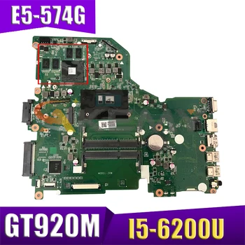 AKEMY nye NBG3B11001 NB.G3B11.001 DA0ZRWMB6G0 Til ACER aspire E5-574G F5-572G V3-575G laptop bundkort I5-6200U GT920M GPU
