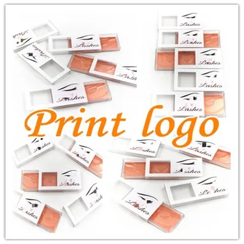 Akryl Square Tilfældet Med Skuffe Print logo Flip, og træk boksen Engros Plasticprint logo Vipper Private Label Logo Kassen