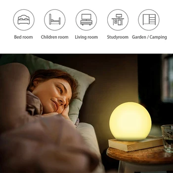 Alexa, Google Assistent Tuya WiFi Smart Lys Stemme Varme Omgivende bordlampe DJ Musik, Rytme Belysning Bærbar Lampe Til Kid Gave