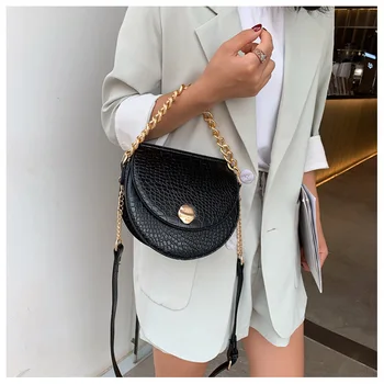 Alligator nye stil PU sadeltasker kvinder håndtasker 2020 populære tasker kvinder håndtasker engros ladies