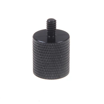 Aluminium Legering Mikrofon 5/8 Til 1/4-Adapter Skrue Beslaget Konvertering Niveau Stativ Adapter Til Mic Converter Foto Studio Kits