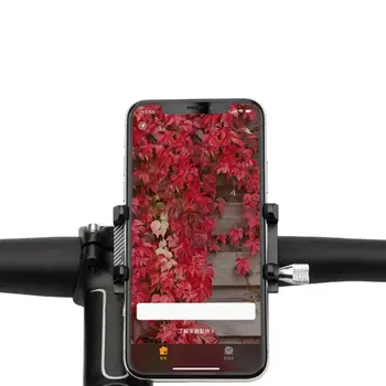 Aluminium Legering Mobiltelefon Holder Motorcykel MTB Cykel Cykel Handlebar Mount Holder Til Mobiltelefon, GPS Universal Beslag