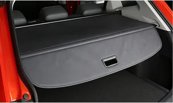Aluminium legering + Stof Bageste Bagagerummet Security Shield bagageskjuleren For Volkswagen VW Tiguan 2016 2017 2018 2019 Bil Tilbehør
