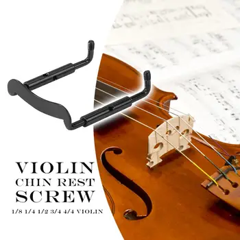 Aluminium Legering Violin Hage Resten Skrue til 1/8 1/4 1/2 3/4 4/4 Violin musikinstrumenter Tilbehør Sort