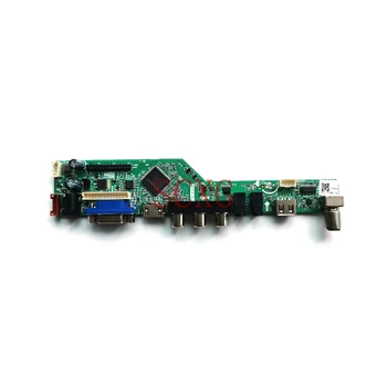 Analog signal HDMI-kompatibelt USB-VGA 1024*768 20-Pin LVDS KitLCD screen controller driver yrelsen Passe LTD121LA3S/LTD121LA4S 1CCFL