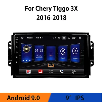 Android 9.0 4G NET Bil Radio Mms Video-Afspiller Til Chery Tiggo 3X 2016-2018 Spejl Link Easyconnect Bluetooth USB-Carplay