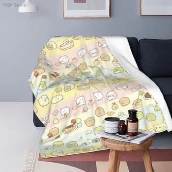 Anime 3D printet Ultra-Blød Micro-Fleece Tæppe flannel smide Sherpa sengetæppe sengetøj sofa picnic pels blødt tæppe 300314239