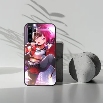 Anime BanG Drøm Telefon Tilfældet For Huawei S Mate 10 20 30 40 Lite Pro smart Z 2019 nova 5t sort Etui Mode Hoesjes Temmelig Funda