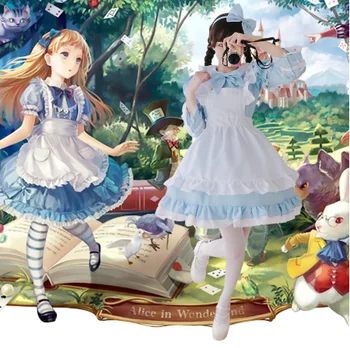 Anime Cosplay Lolita Tøj Familie Kostume Fase Comic-Con Stuepige Prinsesse Kjole Aftagelige Ærmer Stuepige Kjole