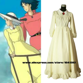 Anime Howl ' s Moving Castle Sophie Hattemager Guiden Hyle Gruppe af Tegn Cosplay Kostume Halloween Party