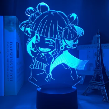 Anime Min Helt den Akademiske verden Led Nat Lys Himiko Toga Lampe til Soveværelse Indretning Fødselsdag Gave Himiko Toga Light My Hero den Akademiske verden