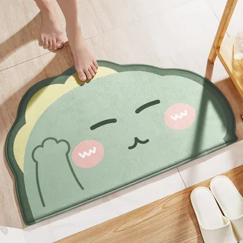 Anime Tæppe, Non-slip dørmåtter Badeværelse Sugende Væg-Tæppe Animationsfilm bademåtte Køkken Tæppe Tegnefilm Soveværelse Stue Dørmåtte