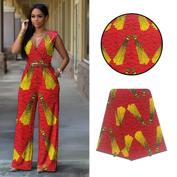 Ankara Stof Seneste Holland Voks Bomuld Materiale, Mønster Print Afrikanske Voks Tekstiler 6 M Til Ferie Femme Africaine Tøj
