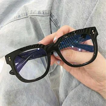 Anti Blå Kæmpe Frame Briller Kvinder Computer blå lys blokering briller Black Stråling Briller Briller Briller Mænd