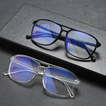 Anti Blå Lys Blokering Briller Mænd Optiske Briller Kvinder Forestilling UV-Gaming Almindelig Briller Filter Firkantede Briller Lunette