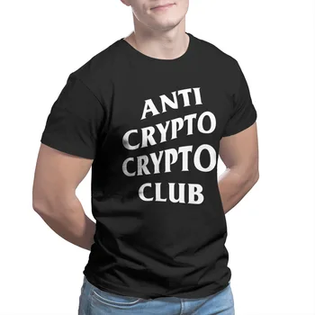 Anti Crypto-Crypto Club Vintage USA Størrelsen Hip-Hop Plus Size Tøj 80714