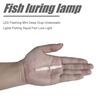 Anti-faldende Flash LED Undervands Lys Anti-bid havfiskeri Blæksprutte Lys Krog Tiltrække Nat Fisk Lampe Agn Gear