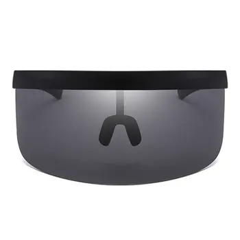 Anti-kiggede Og skumdæmpende Beskyttende Solbriller Med Et stykke Hat Og Stor Linse, Udendørs Anti-ultraviolet Solbriller