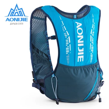 AONIJIE C9102 Ultra Vest 5L Hydration Pack Rygsæk Taske i Blødt Vand Blære Kolbe Sat til Vandresti Løber Marathon Løb