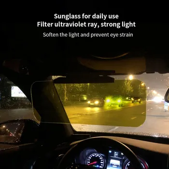 AOZBZ Nye Anti-Glares Bil UV Folde Sole Visir Flip for Briller Kørsel Spejl Ned for At Få En Klar Opfattelse Af Solens Visir