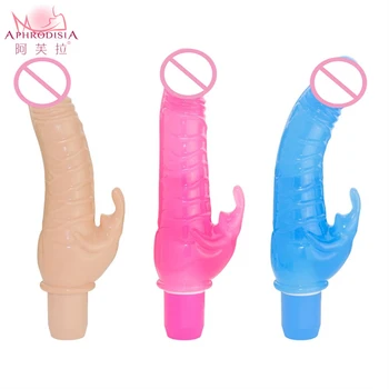 APHRODISIA 3 farve Vandtæt Rabbit Dildo Vibratorer Multispeed G Spot Vibratorer sexlegetøj Til Kvinde Klitoris Voksen Sex legetøj