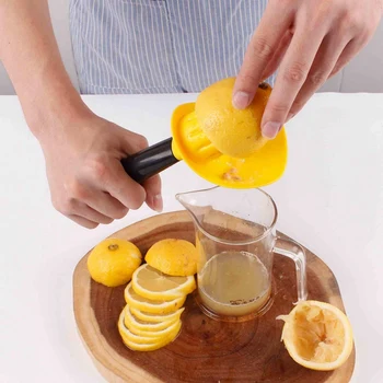 Appelsin Citron Saft Juicer Af Plast Bekvemmelighed Manuel Squeezer Citruspresser, Manuel Saftpressere Køkken Madlavning Værktøjer