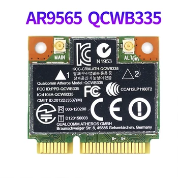 AR9565 WiFi-Kort QCWB335 Mini PCIE-Bluetooth 4.0 150Mbps 2,4 G til XP, Win7, Win8 Linux-System