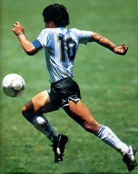 Argentina FANATICO Fodbold Star No. 10 Bolden King Maradona Figur 1986 6 Tommer Ornamenter Samling Dukke Model