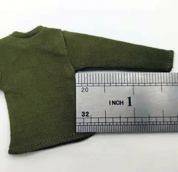 Army Grøn 1/12 Scale langærmet T-shirt Model til 6