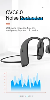 AS4+ Dual Lytte Sport Bluetooth Headset Bone Conduction-Headset Bluetooth 5.0 Trådløse Udendørs Sport Åbne Øret Hovedtelefoner