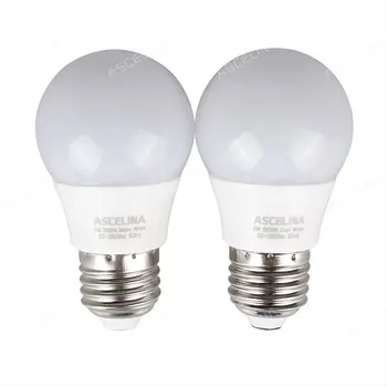 ASCELINA 5W LED Pære led energibesparende lampe Eye-omsorg spot led-lys til belysning i hjemmet Bordet, Lampen E27 85-265V Varm/Kold Hvid