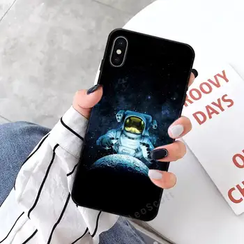 Astronaut-Phone cover til iPhone 11 12 mini pro XS MAX 8 7 6 6S Plus X 5S SE 2020 XR
