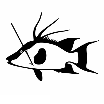 At fiske med spyd, decal neopren våddragt pneumatiske speargun fridykning fisk decal