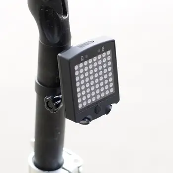 Aubtec 64 LED Trådløse Fjernbetjening Sikkerhed Advarsel Lys Laser Cykel Bageste baglygte Signal Cykel Lys