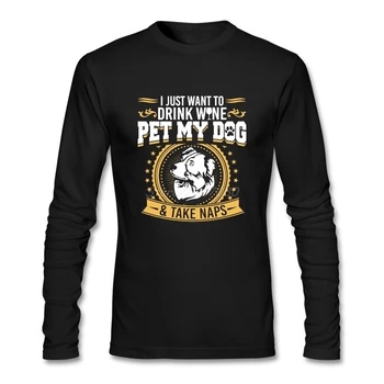 Australian Shepherd Pet Min Hund T-Shirt langærmet Custom kortærmet T-shirts Pop Par Cotton Crewneck Sjove T-Shirts