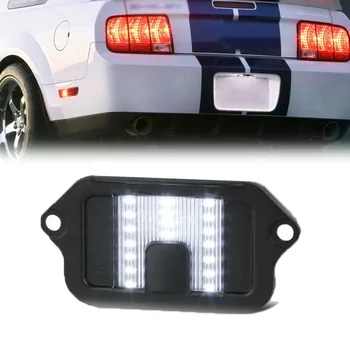 Auto Dele LED Nummerplade Lys Parkering Lys 6000K 12V Holdbar Bil Tilbehør Erstatning For Ford Mustang 2005-2009