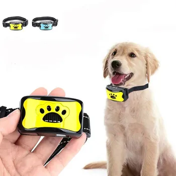 Auto Hunde Uddannelse Krave Bip/stød/rystelser Ingen Bark Collar Genopladelige USB-Enhed Elektriske Ultralyd Vibration Anti Krave