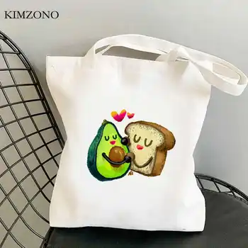 Avocado shopping taske lærred bolsa genbrug sæk købmand pose boodschappentas jute bolsas ecologicas bolsas reutilizables sac toile