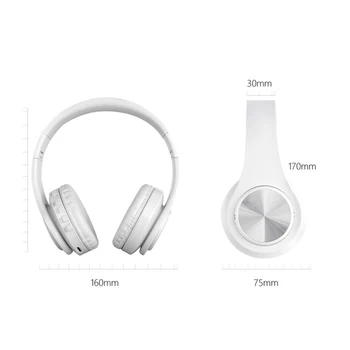 B3 Universelle Trådløse Stereo-Bluetooth-Bass-Hovedtelefoner, Musik, Spil, Sport Headset