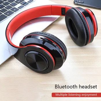 B39, Trådløse Hovedtelefoner, Stereo Bluetooth-V5.0 Headset Sammenklappelig Gaming Hovedtelefoner Med Mikrofon Understøtter Kort Subwoofer Hovedtelefoner