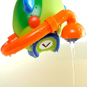 Baby Badekar med brusehoved Toy Pumpe& Trunk Tud Rinser i Balje eller Vask