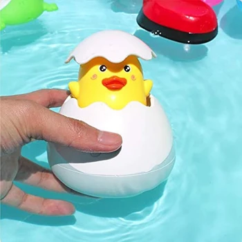 Baby Badning Toy Børn Cute Duck Pingvin Med Æg, Vand, Spray Sprinkler Badeværelse Drys Brusebad Vand At Svømme Legetøj Kids Gave